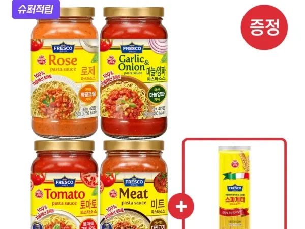 멤버십 오뚜기스파게티소스4개+면500g 외 (다양/무료)