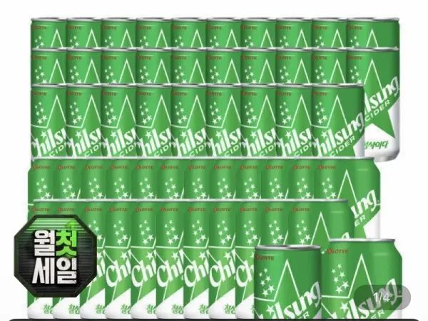 칠성사이다 210ml 30캔+350ml 24캔