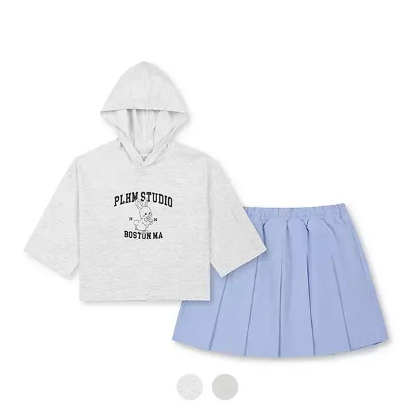 폴햄키즈 여아 플레이트저지 긴팔티