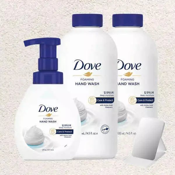 도브 포밍 핸드워시 본품 240ml 1개+리필 430ml 2개