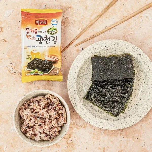들기름 광천 도시락김 72봉