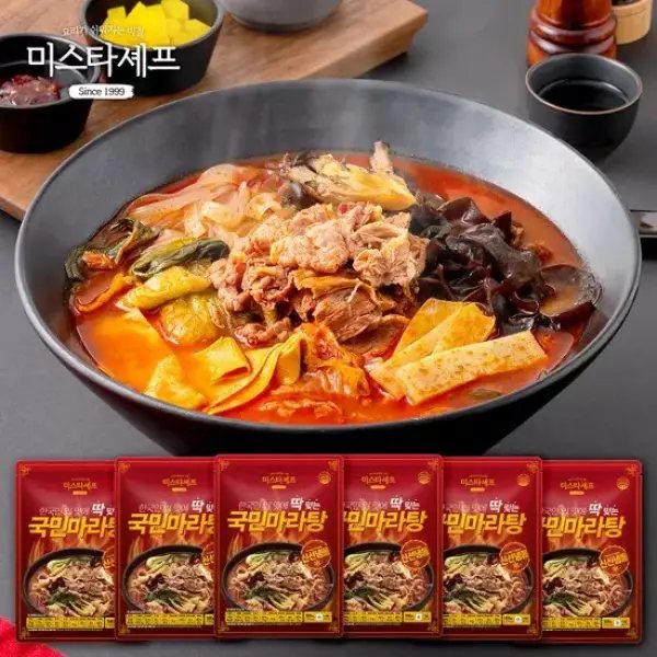 미스타셰프 국민 마라탕 550g x 6팩