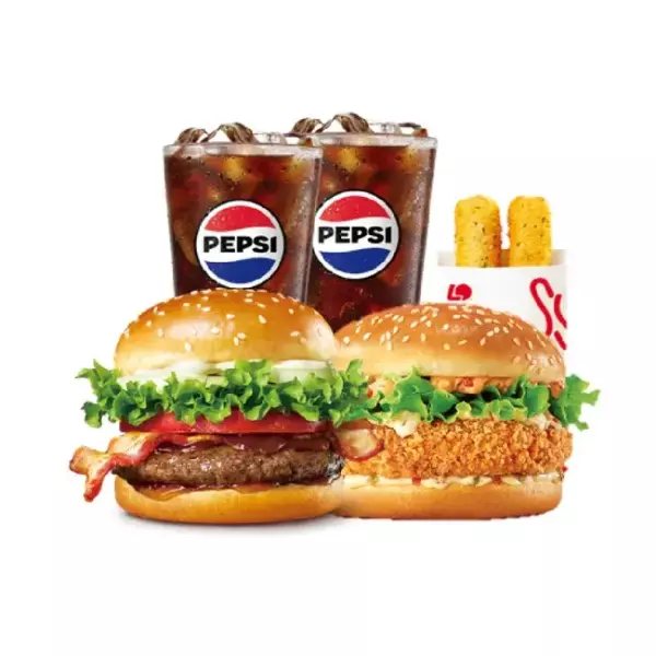 Lotteria Bulgogi Bacon + Shrimp Pack for 2