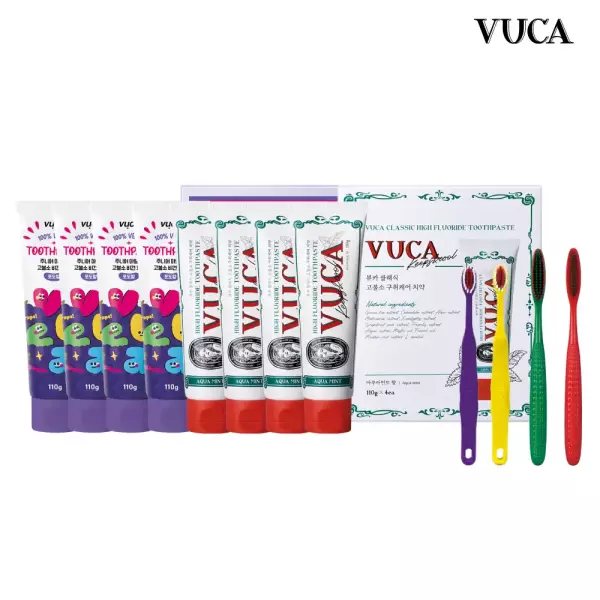 Vuka Bad Breath Care Toothpaste 4+2 pcs