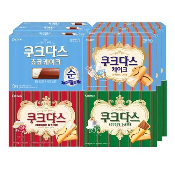 Crown Cuckdas 巧克力蛋糕 202g 3个