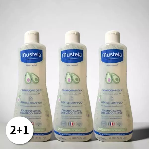 Mustela 溫和洗髮精 500ml 3入