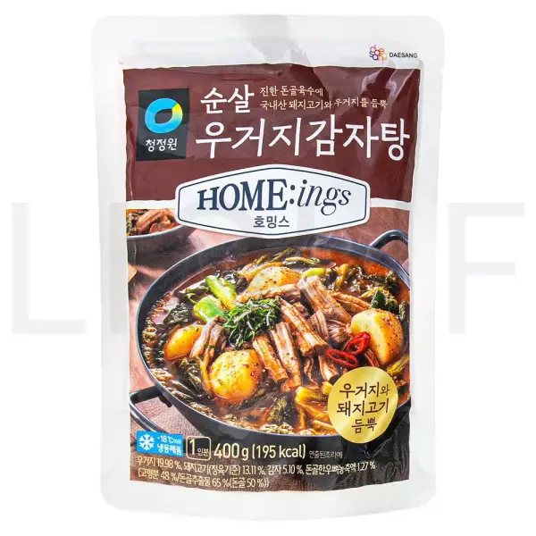 청정원 호밍스 우거지 순살 감자탕 400g, 6개