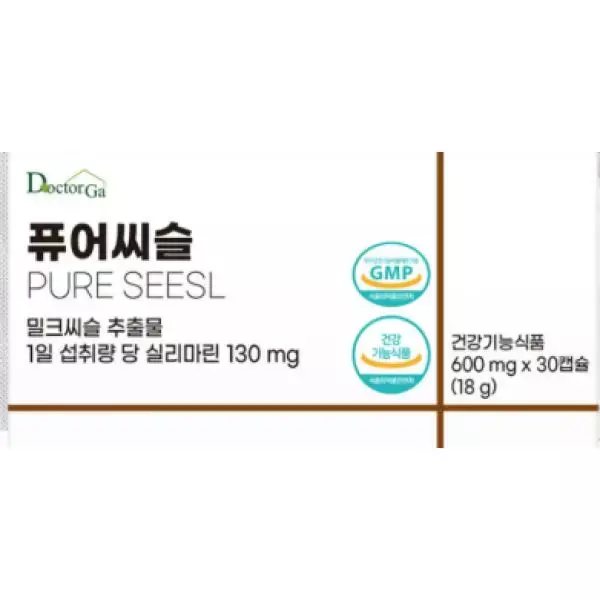 퓨어씨슬 독일산 밀크씨슬 30캡슐