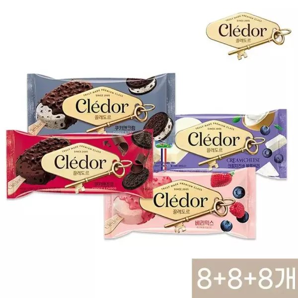 Cleodor 頂級冰棒 5種 8+8+8入 共24入