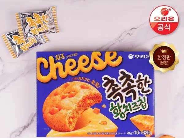 오리온 촉촉한황치즈칩 320g 4개