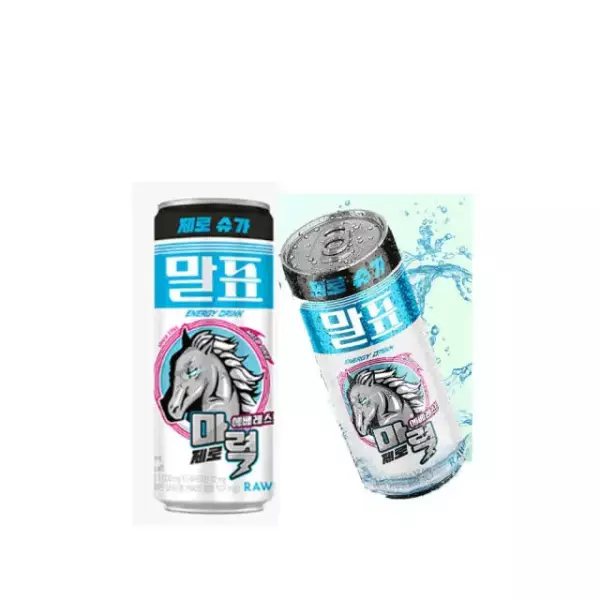 Malpyo Energy Drink Zero Sugar Dark 24 cans + White 24 cans (₩31,400/Free shipping)