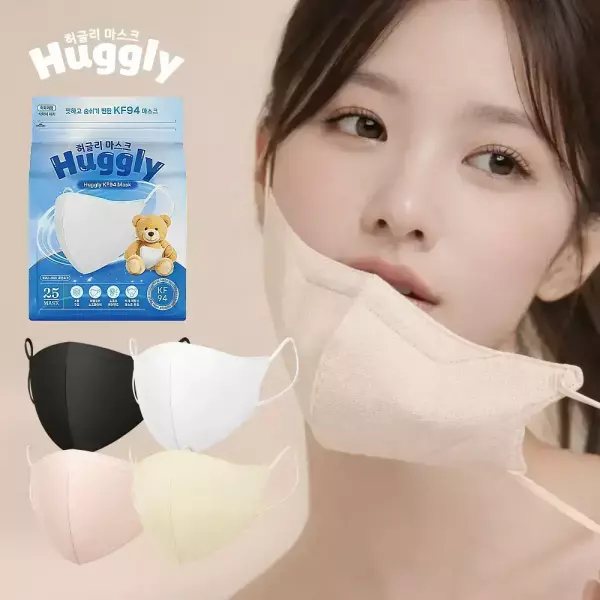 Huggly KF94 彩色鸟嘴型口罩 100枚