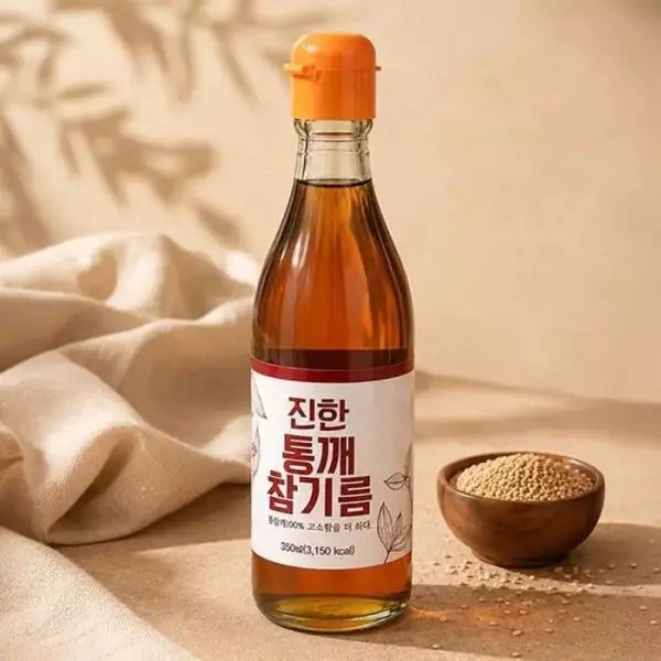 통참깨 참기름 350ml x 2병