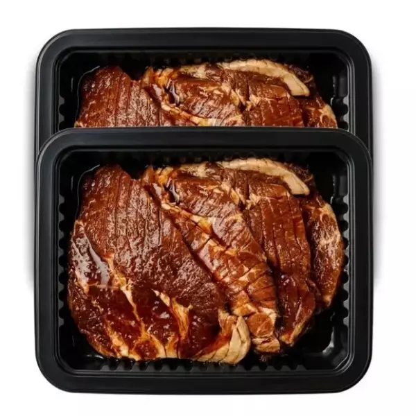 済州豚 特大 味付け 切り込みグリル 1.2kg × 2パック
