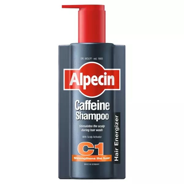 アルペシン カフェインシャンプー C1 600ml(ポンプ式)2個+頭皮ブラシ