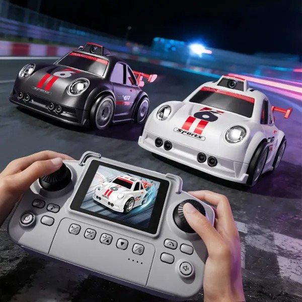 Mini Cooper Screen Remote Control Live Video Drift RC Car, Camera Type