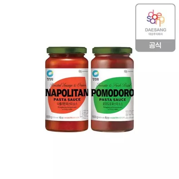 チョンジョンウォン スパゲッティソース 600g 4個 + ボロネーゼ 2個プレゼント