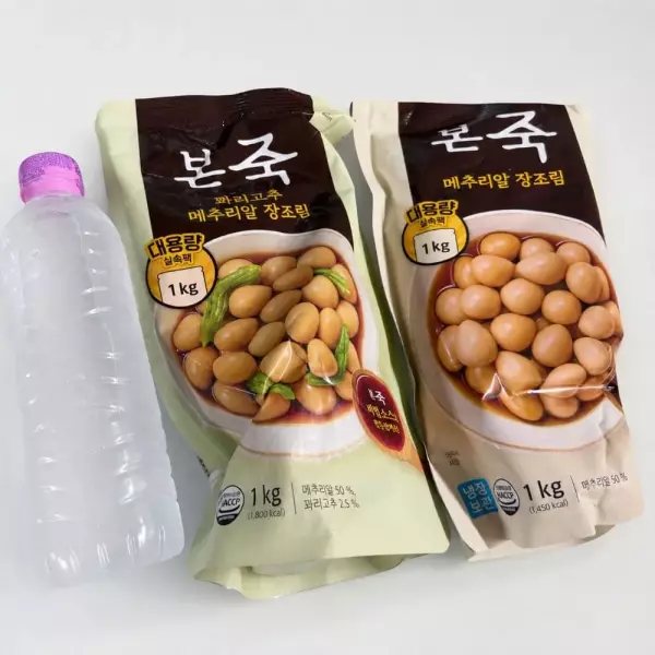 本粥 大容量鹌鹑蛋酱烧 1kg × 4包(每包6,000韩元)