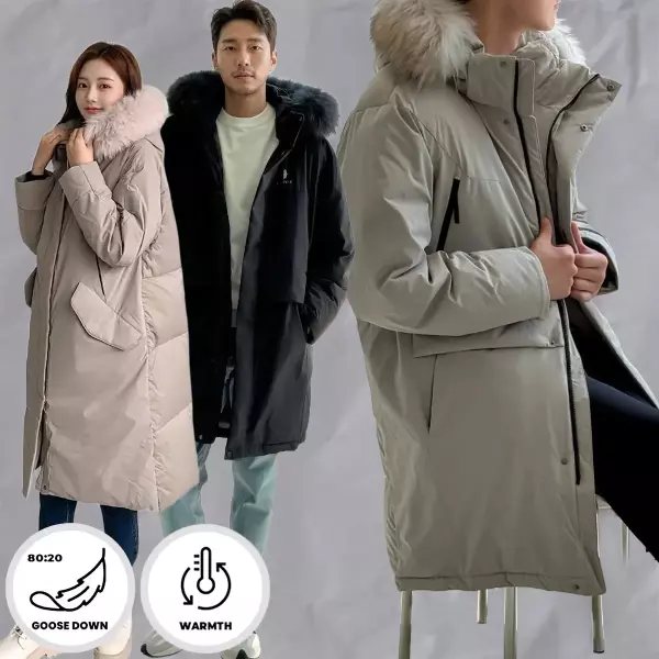 블랙야크 남성 구스다운 롱패딩 M윈터디퍼롱다운자켓