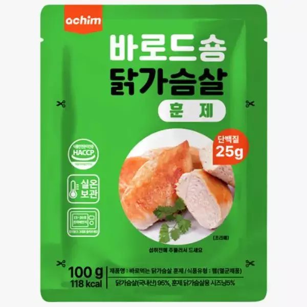 바로드숑 바로먹는 닭가슴살 100g 12개