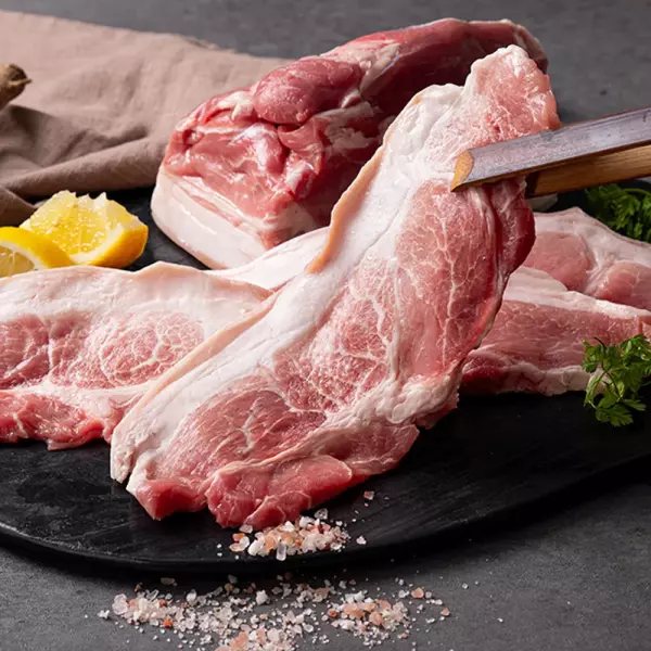 Jeju Black Pork Hind Leg Grilling Cuts 250g × 4 packs