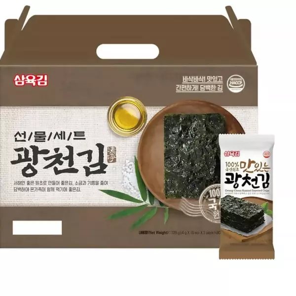 들기름 광천김 도시락김 4g32봉