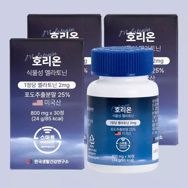 한국생활건강연구소 호리온 식물성 멜라토닌 30정