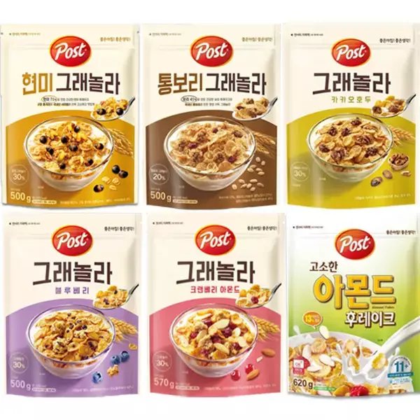 포스트 아몬드후레이크 620g x 3개 + 사은품 2개 랜덤