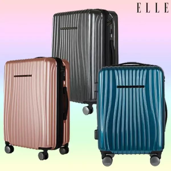 ELLE 20 24 28-inch PC Expandable TSA Carry-On Suitcase Sierra