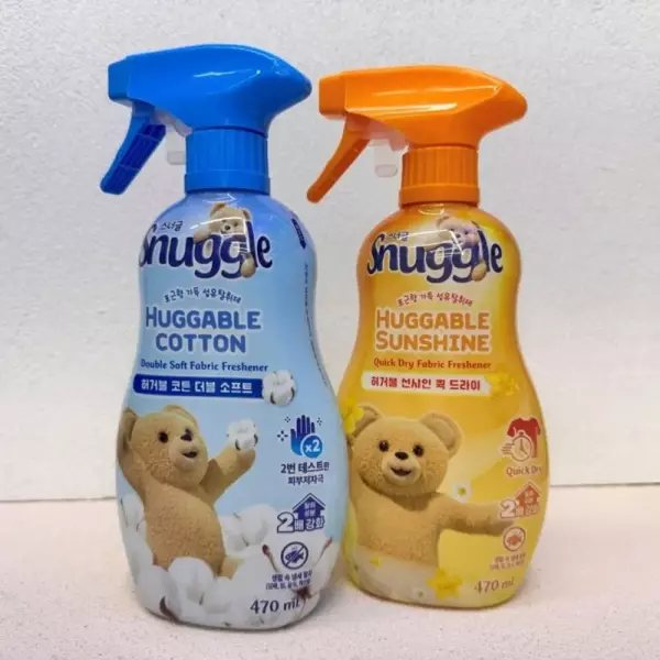 スナッグル ハガブル コットン 柔軟剤 2L + リニューアル 消臭剤 470ml + 洗濯ネット