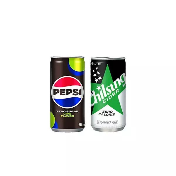 펩시제로 210ml 30캔+사이다제로 210ml 30캔