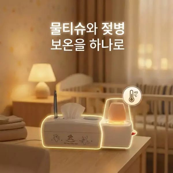 올인원 물티슈+젖병워머(중탕기능+온도자동조절)