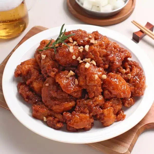 キヨン炭火二匹チキン 昔ながらのタッカンジョン 500g × 4パック