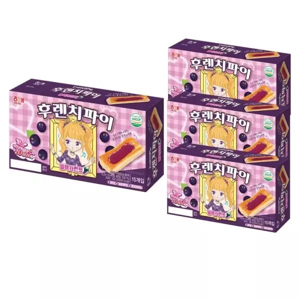 Haitai French Pie Blackcurrant 192g × 4