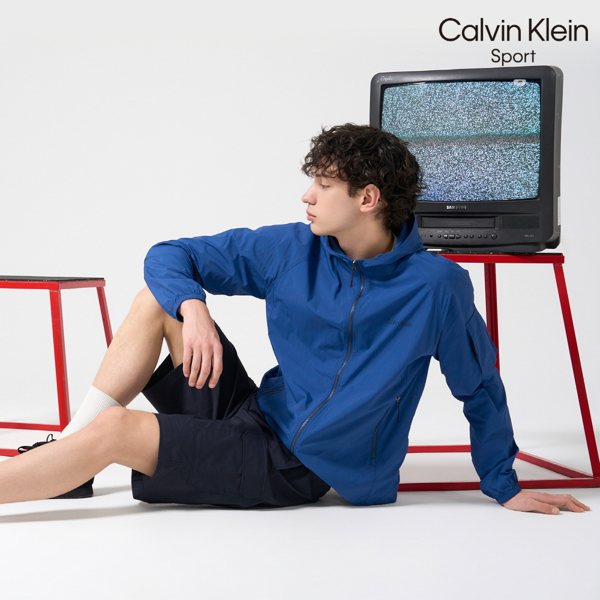 캘빈클라인 발수가공 경량 바람막이 점퍼