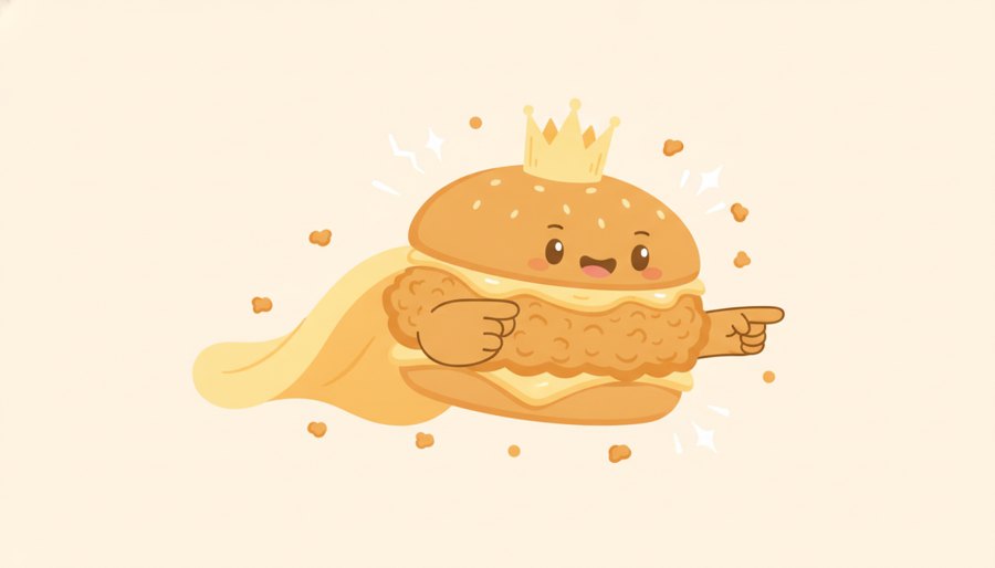 New Menu: Crunchy Mozza King